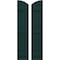 Ekena Millwork Americraft 3-Board (3 Batten) Wood Joined Board-n-Batten Shutters w/Ellipt Top, ARW401BE311X77FGH, PR ARW401BE311X77FGH - alternate 1